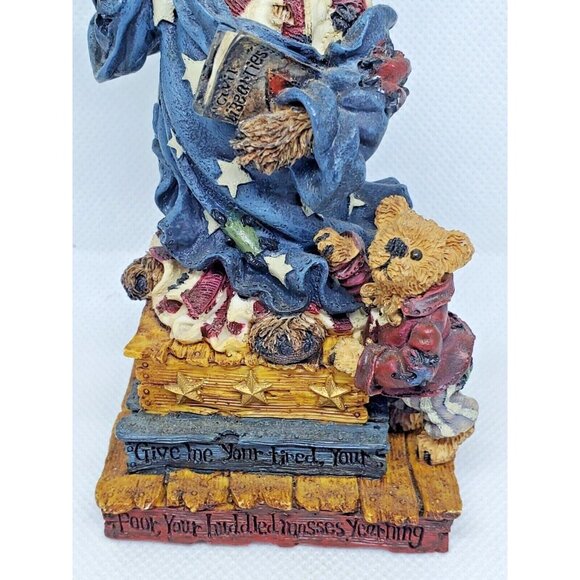 Boyds Bears & Friends The Bearstone Collection – Ms. Liberty Figurine - Picture 4 of 12